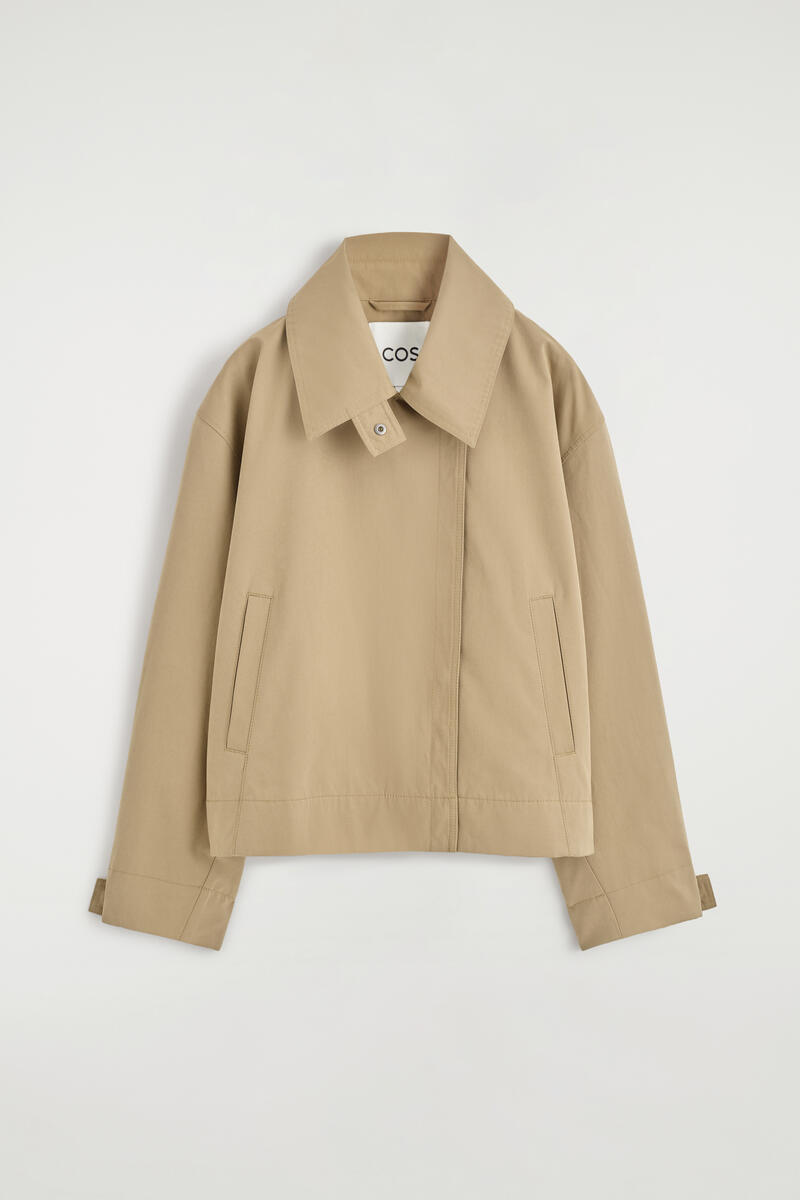 Rounded Short Trench Coat