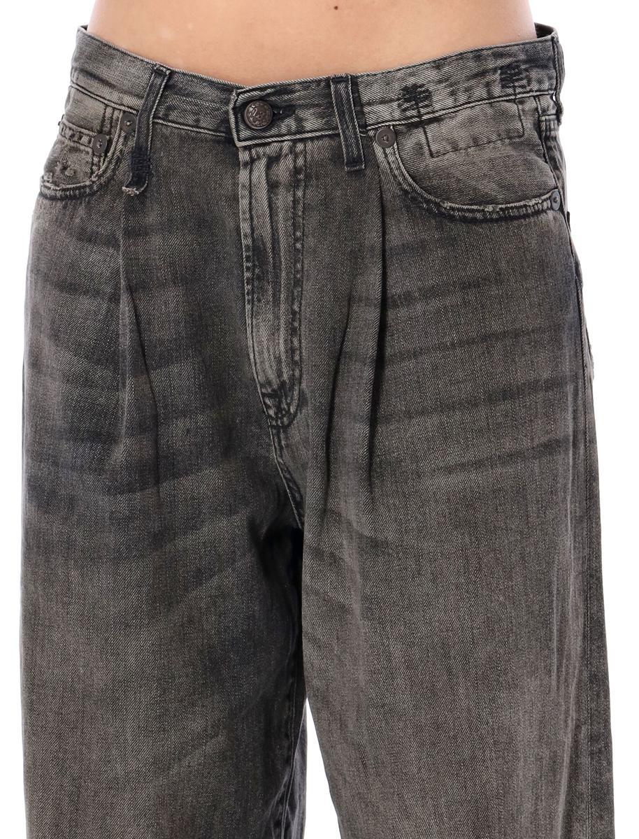 Damon Pleated Wide Leg Jean
