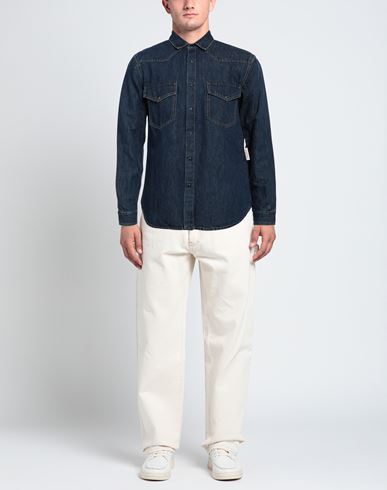 Man Denim shirt Blue