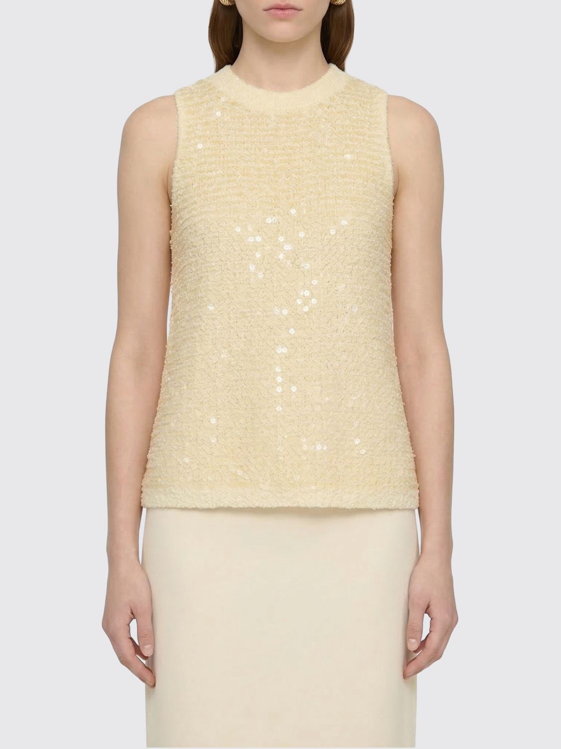 Top Woman color Ecru