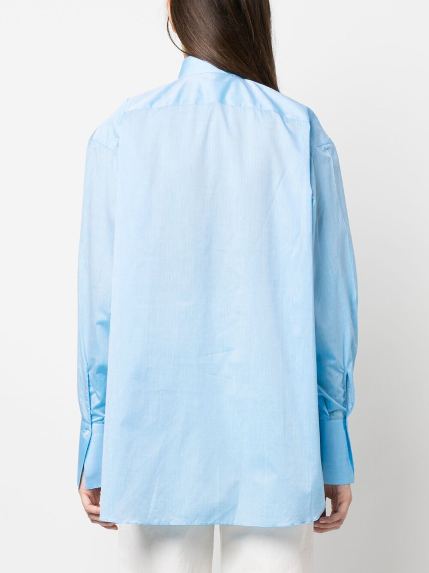 Sky Blue Cotton Shirt