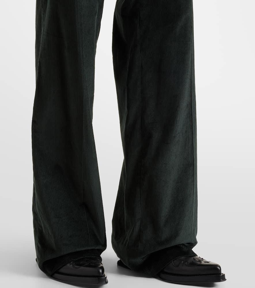 Vesta cotton corduroy flared pants
