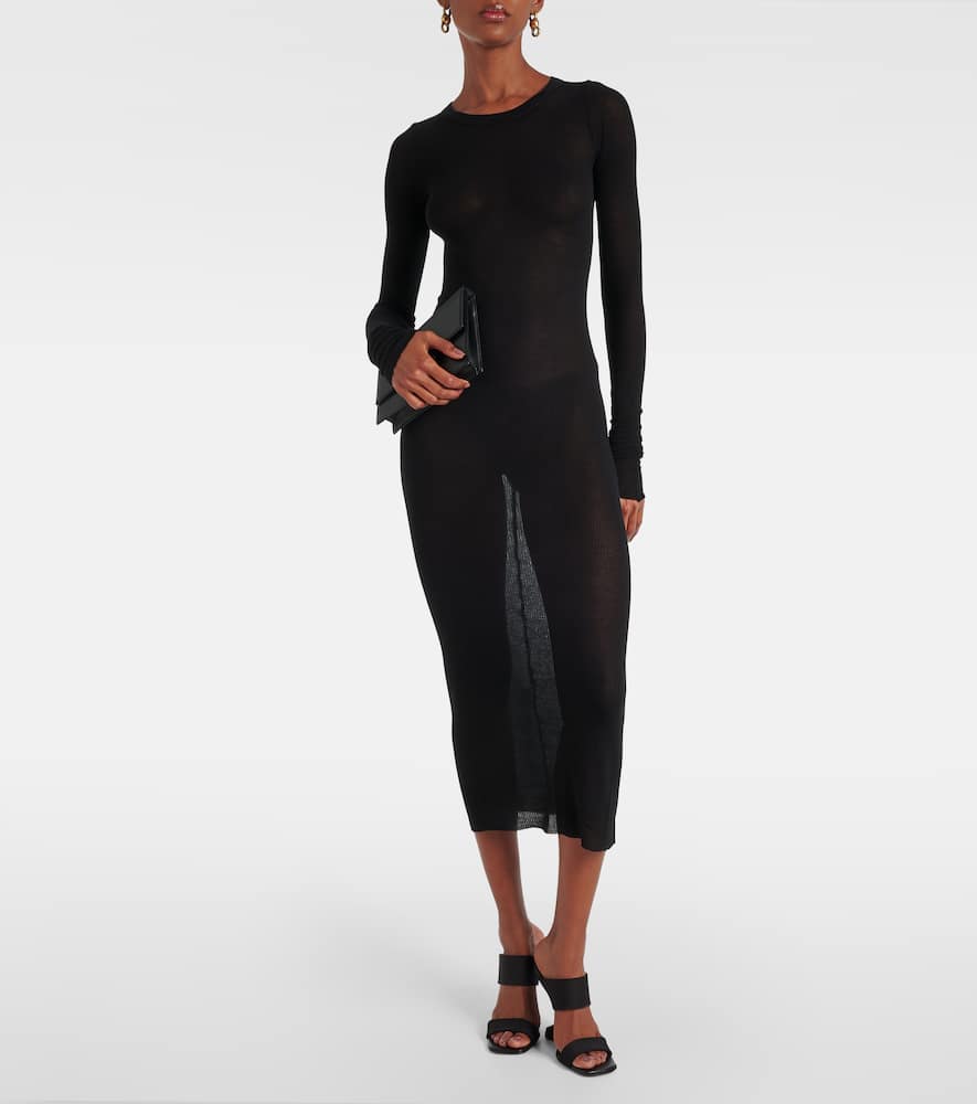 Knitted midi dress