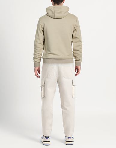 Man Sweatshirt Sage green Size 40 Goat skin, Cotton