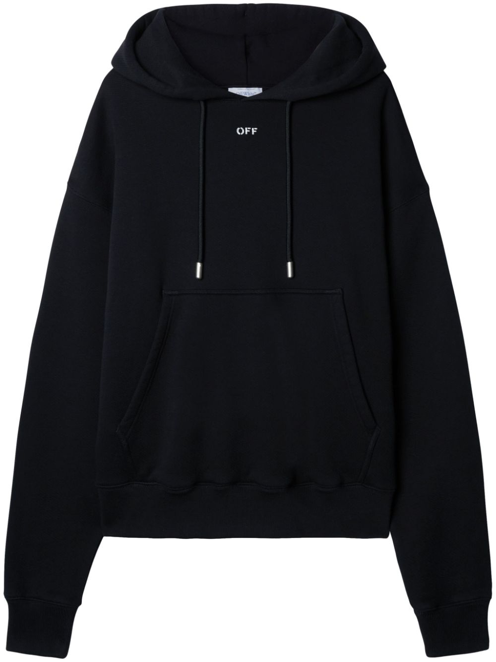 Graphic-print hoodie - Black