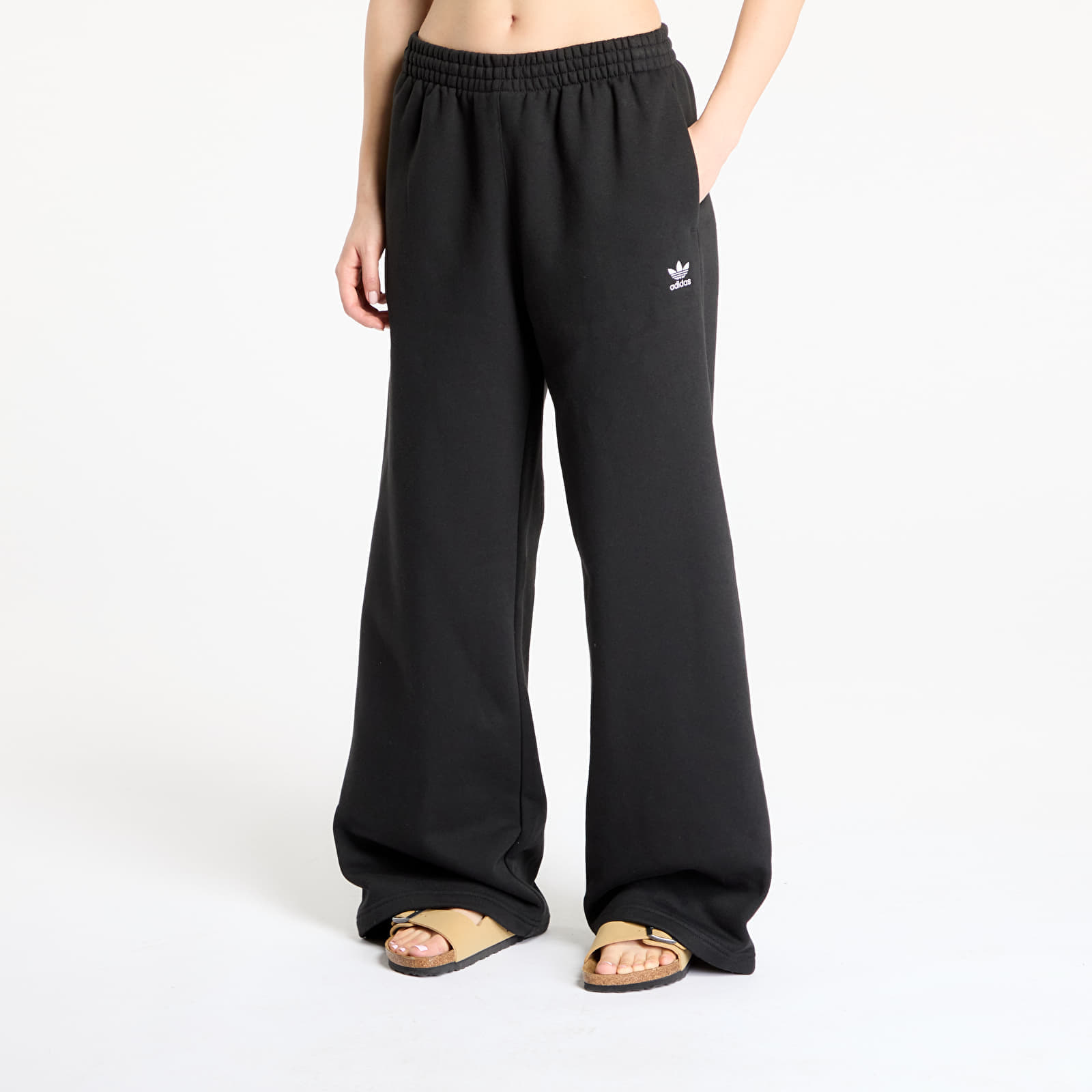 Pants adidas Essentials Wide Leg Pant Fleece Black