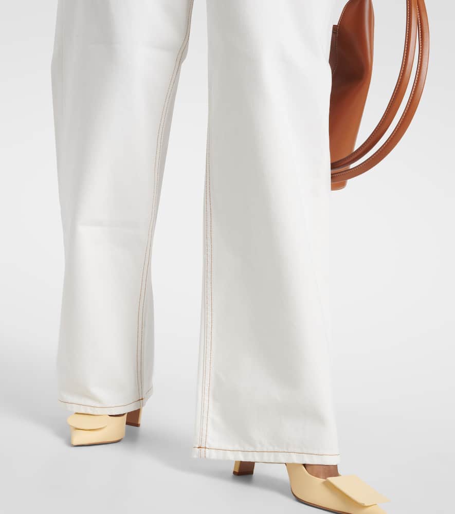 Le de-Nîmes Large wide-leg jeans