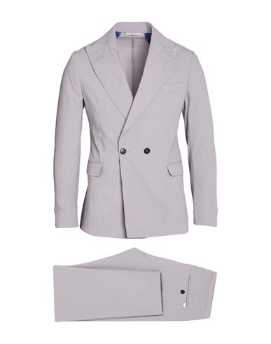 Man Suit Light grey Size 34 Polyester, Viscose, Elastane