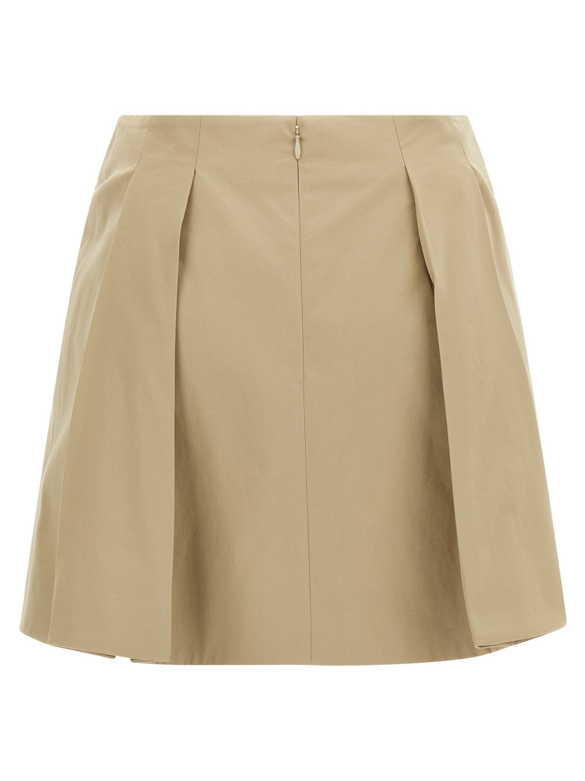 Chain Skirt Skirts Beige
