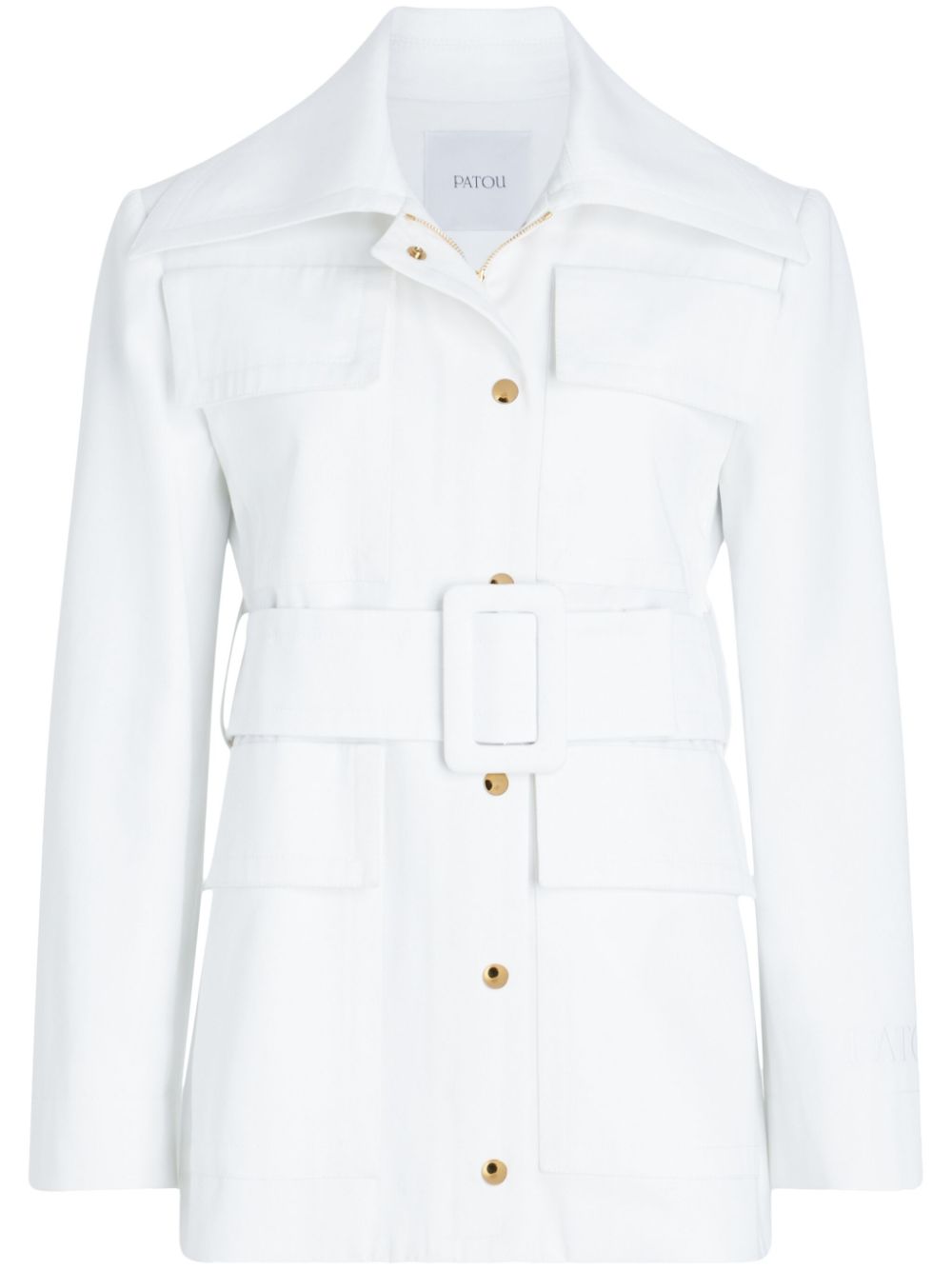 Organic cotton parka - White