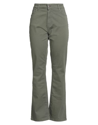 B. yu Woman Pants Military green Size S Cotton, Elastane
