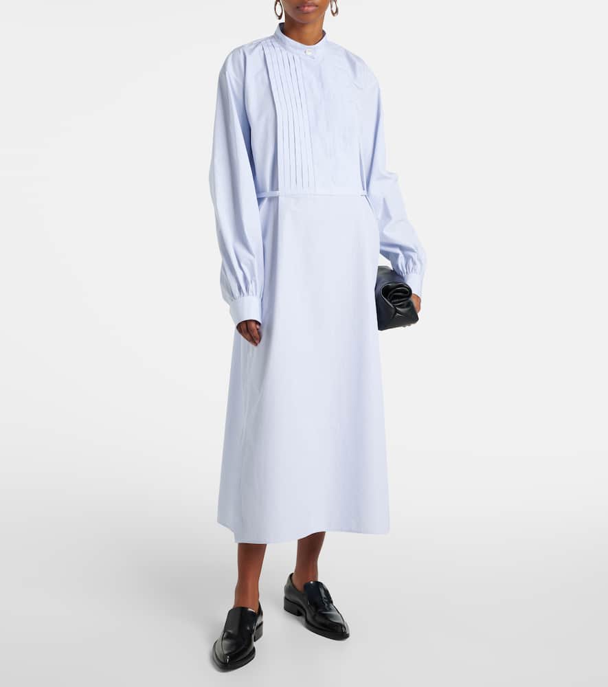 Cotton shirt dress