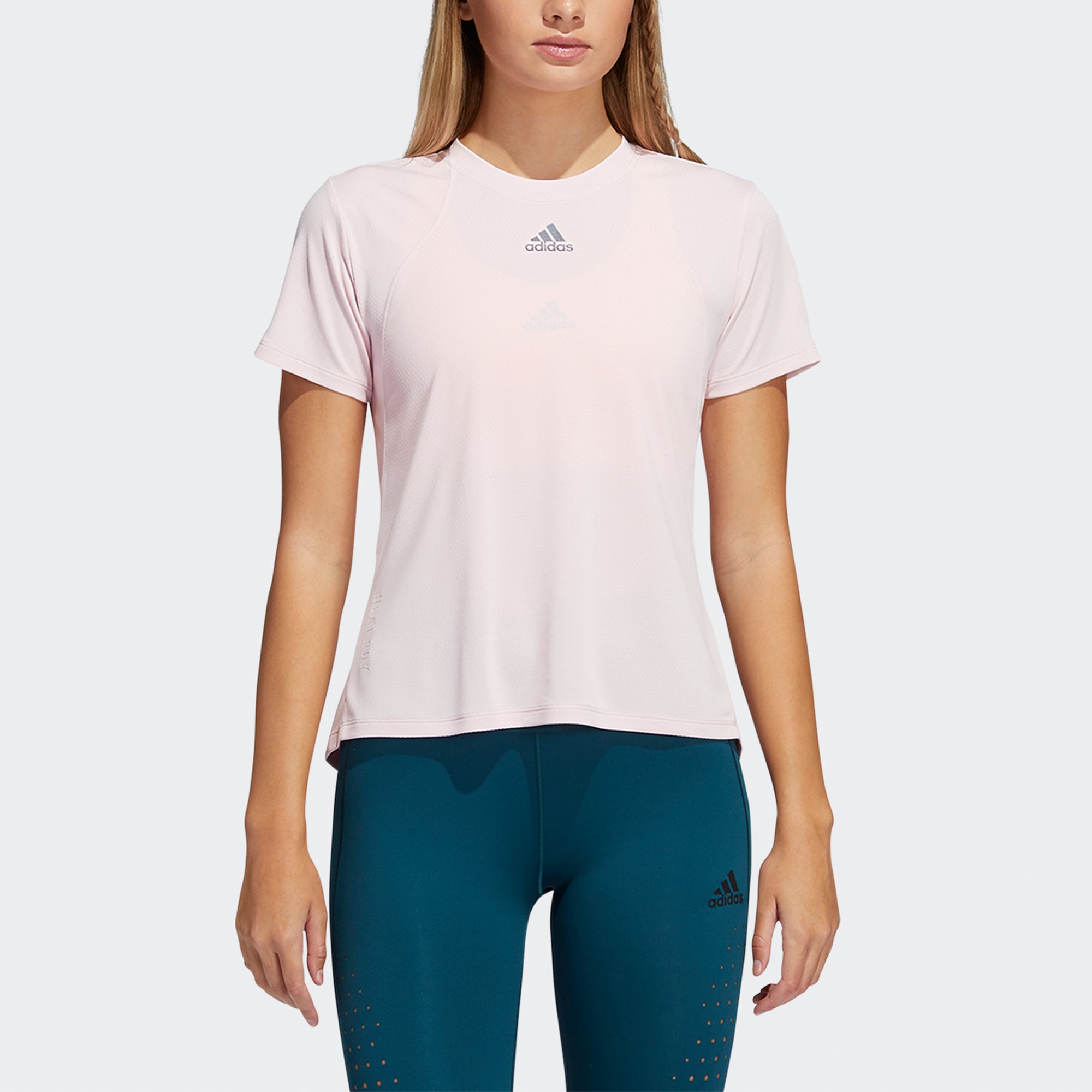 (WMNS) Heatrdy Focus T Intense Training Sports Short Sleeve T-shirt Pink