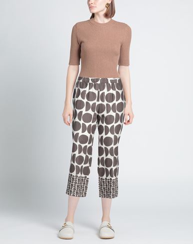 Le Tricot Perugia Woman Pants White Size 6 Linen, Viscose