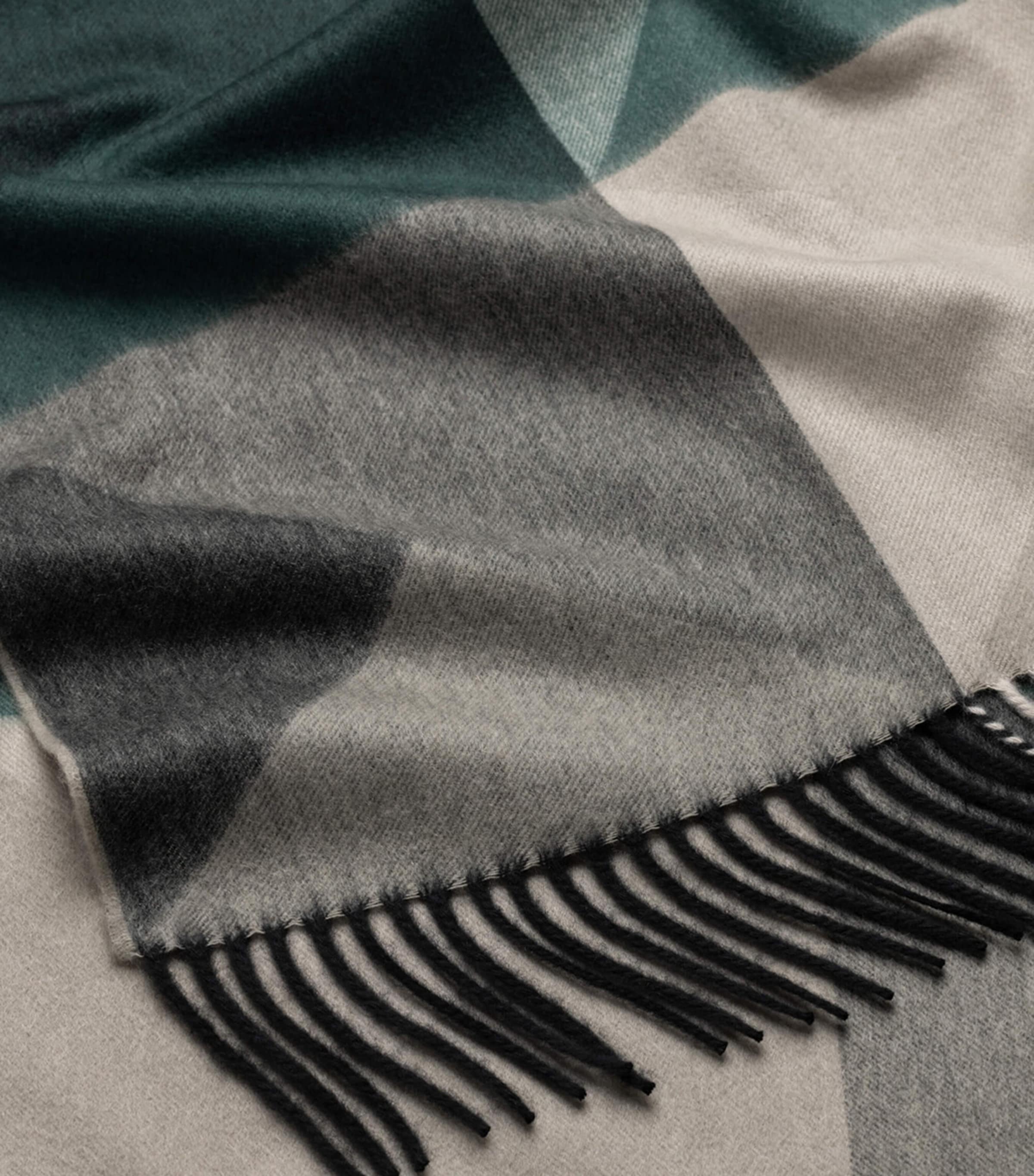 Cashmere Arran Braque Throw Blanket