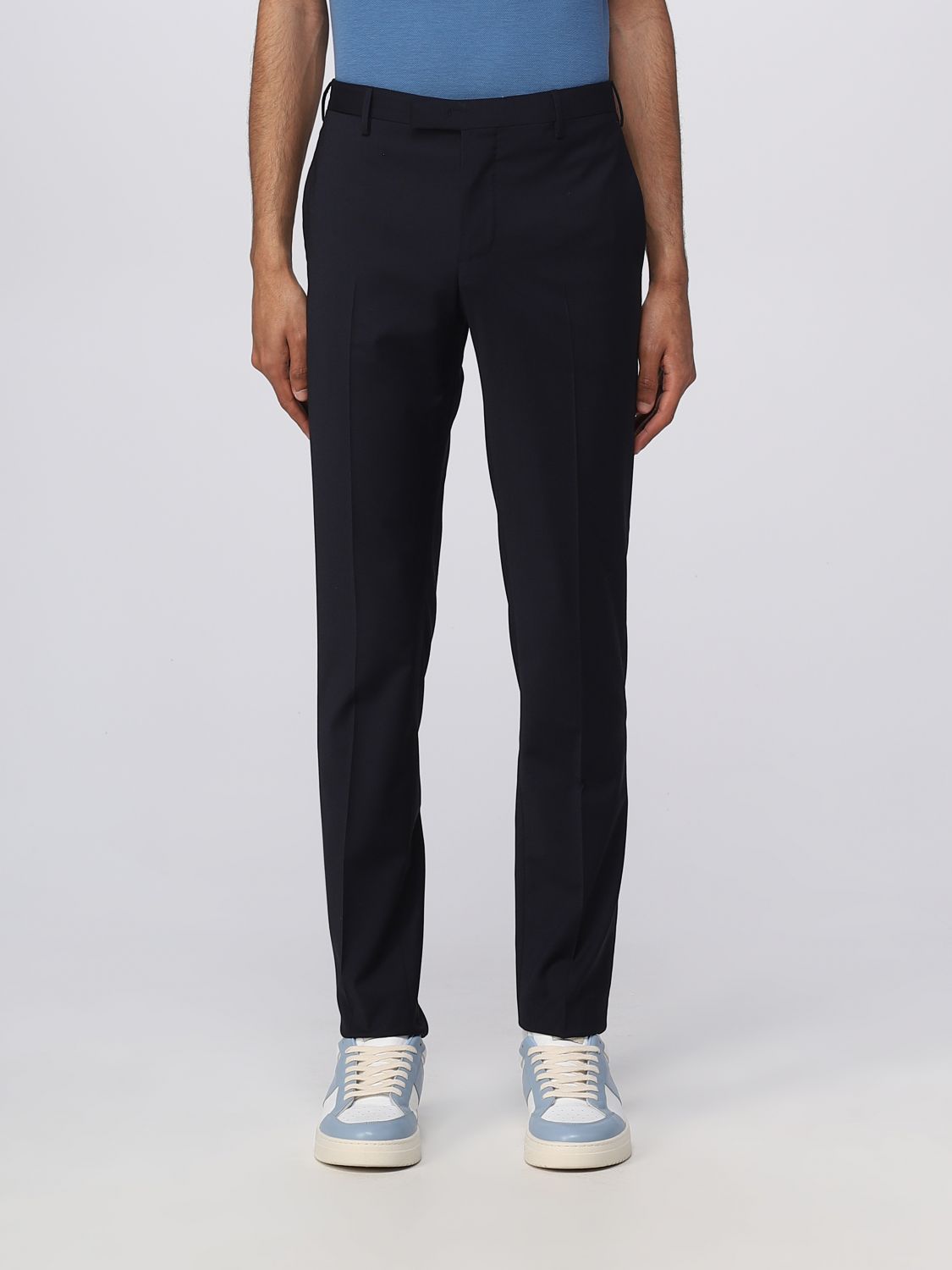 Pants Men color Blue