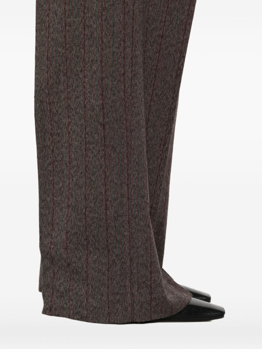 Wool Wide-Leg Trousers