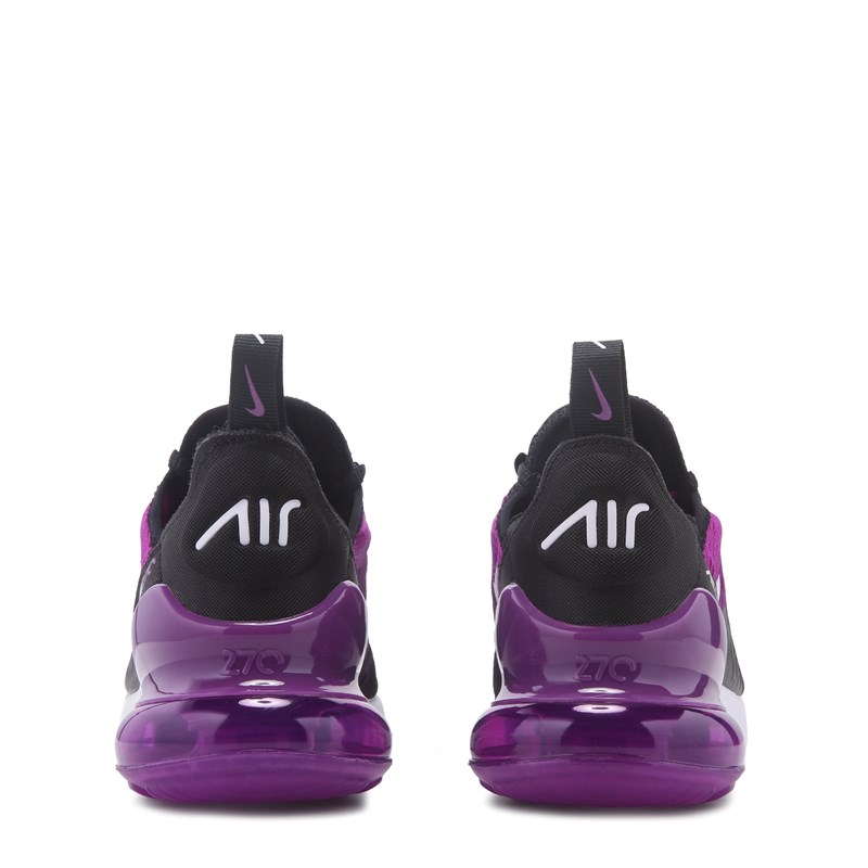 Kids' Air Max 270 Sneaker Big Kid Shoes (Black/Purple)