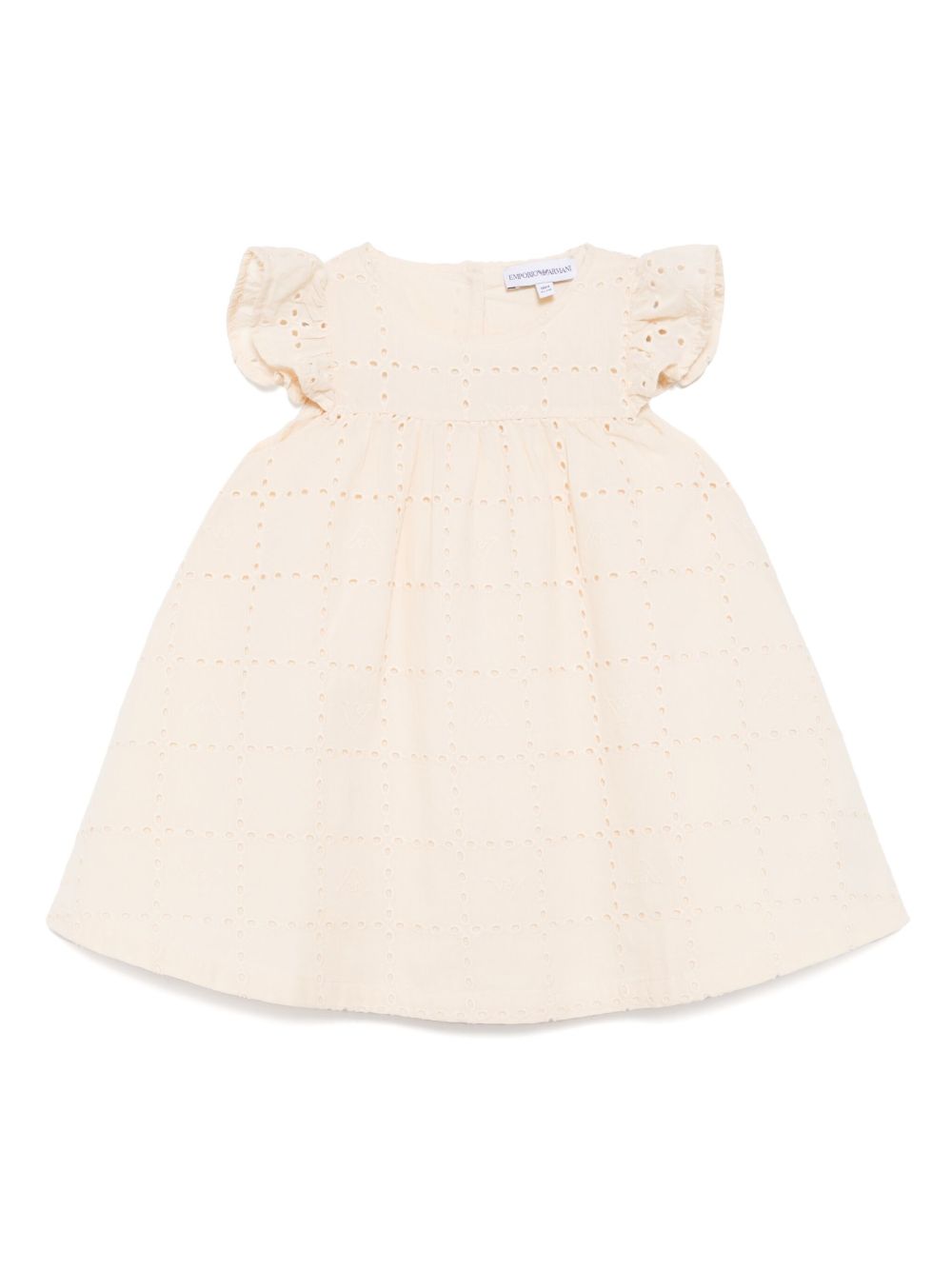 Emporio Armani Kids round-neck dress - Neutrals