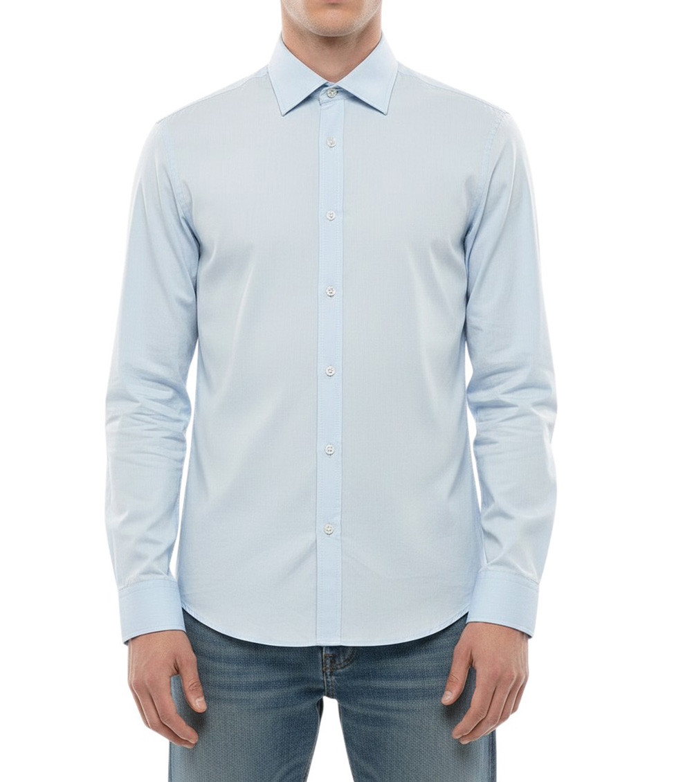Sky Blue Slim Shirt