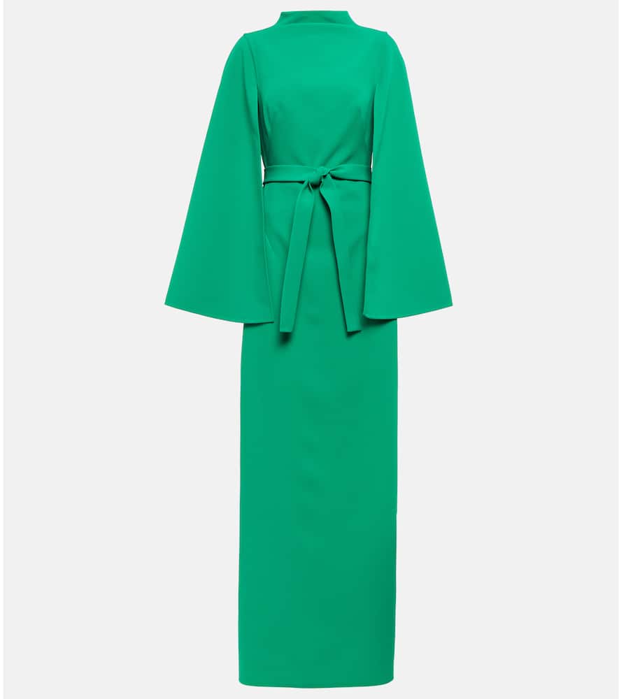 Crêpe maxi dress