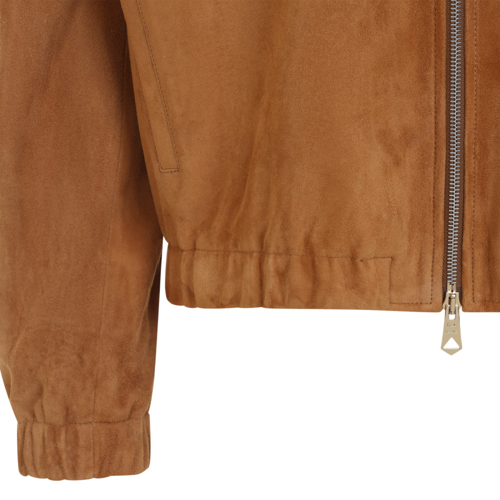 Brown Shirt Collar Jacket