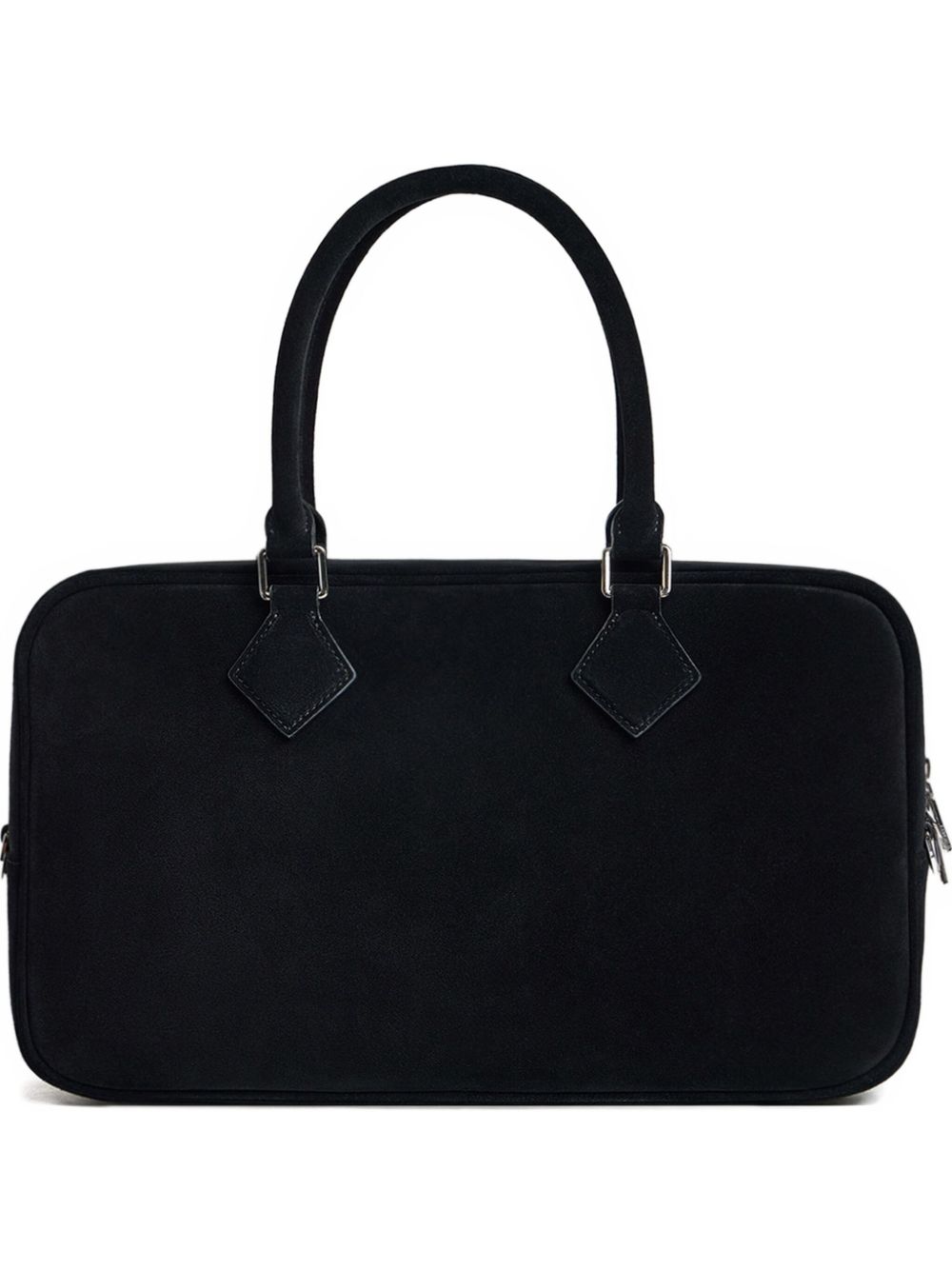 Suede tote bag - Black