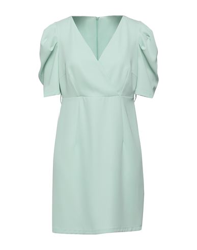 Woman Mini dress Turquoise Size 4 Polyester, Elastane