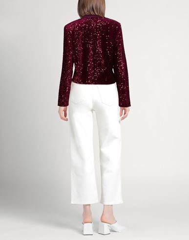Woman Top Burgundy Size M Polyester