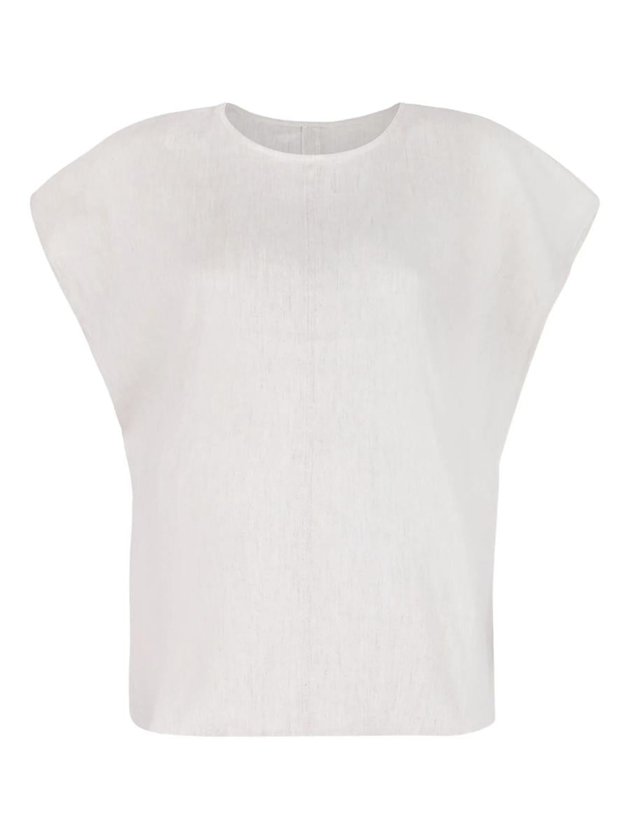 Stretch Linen Top Clothing