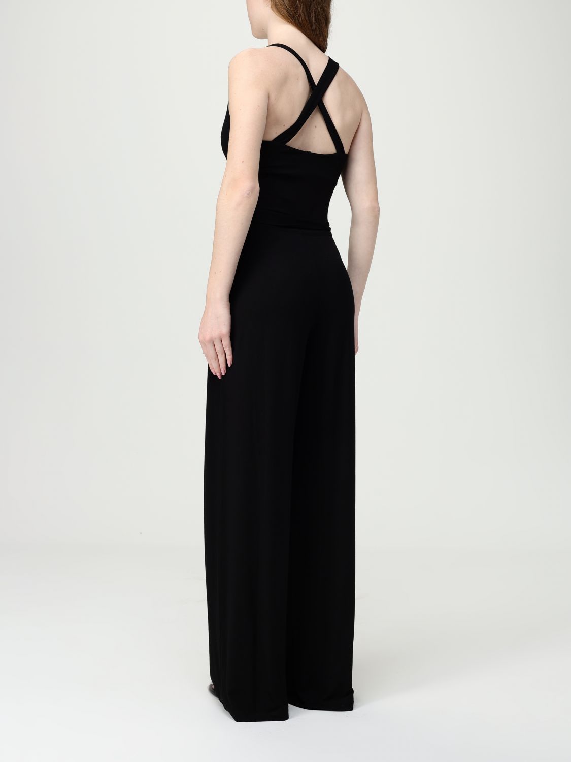 Emporio Armani logo-embellished jumpsuit - Black