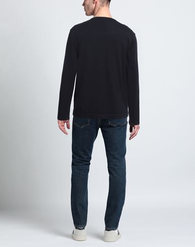 Man Sweater Midnight blue Size 44 Cotton