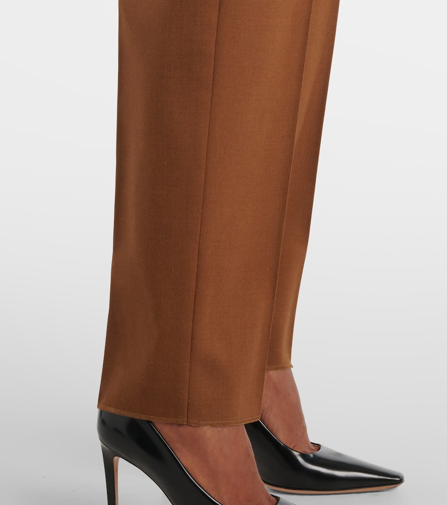 Edera wool, mohair and silk pants
