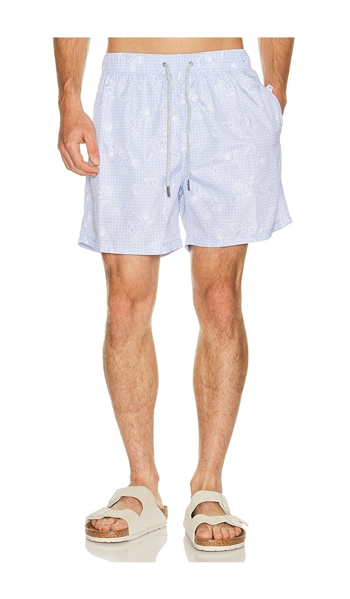 Vintage Summer Ponji Swim Volleys in Blue. M. Also in S, L, XL/1X, XXL/2X
