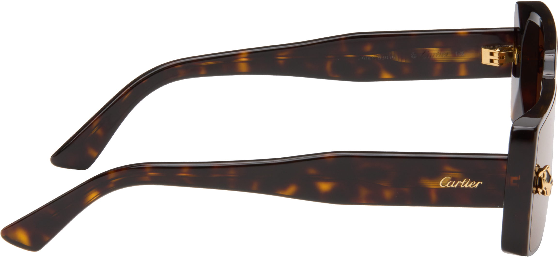 Brown 'Panthère de ' Sunglasses