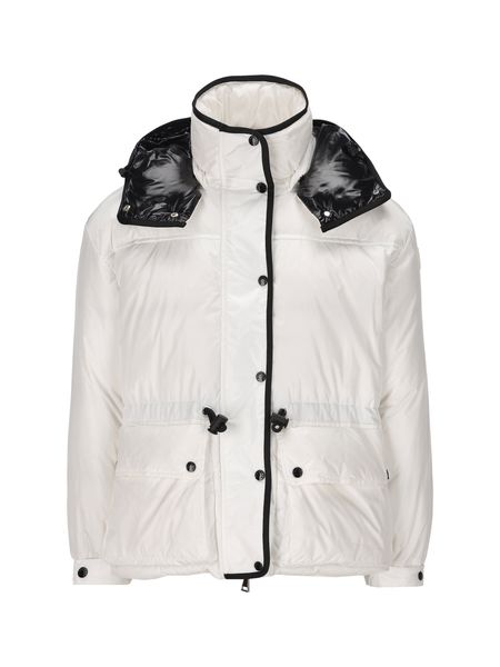 Moncler Buttoned Long-Sleeved Down Jacket