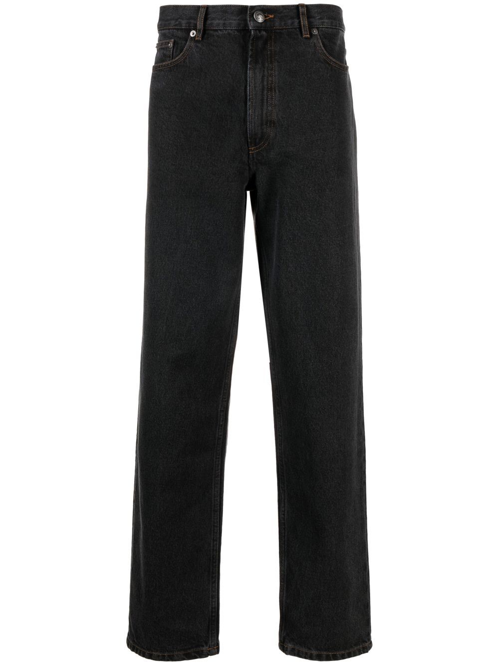 Straight-leg jeans - Black