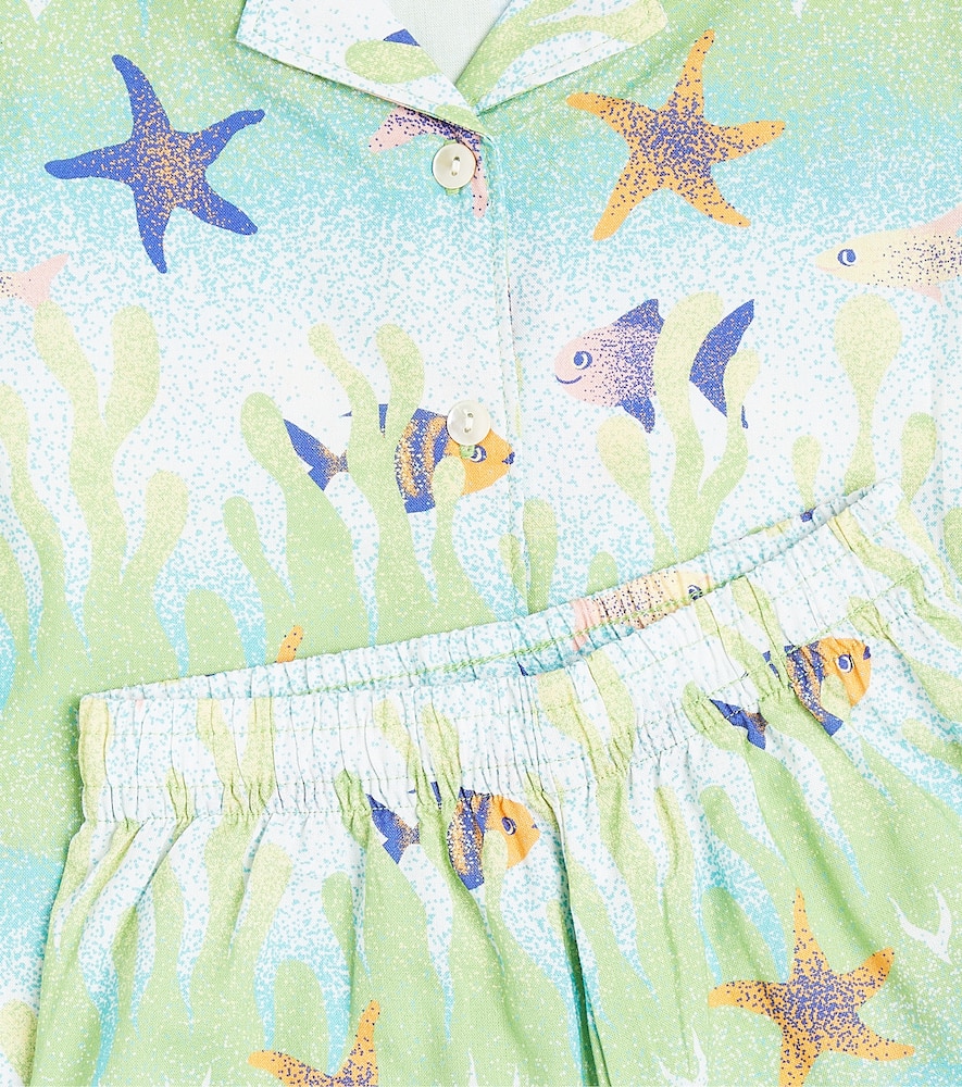 Molo Baby Eyou shirt and Solar shorts set
