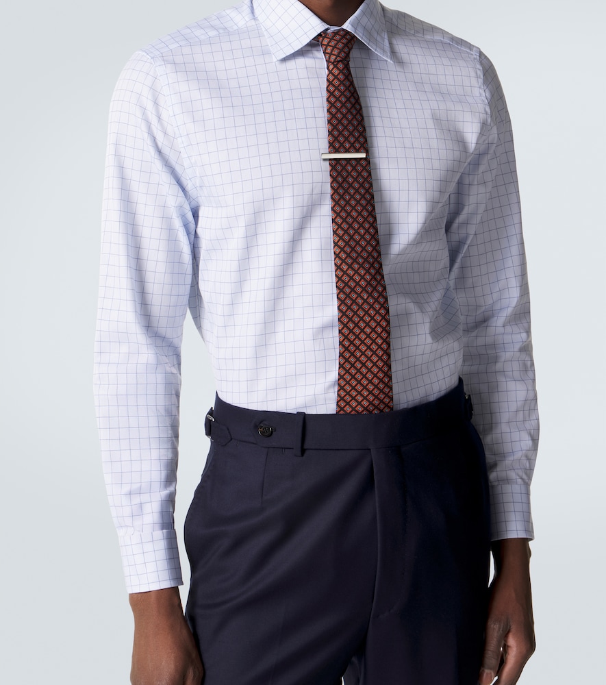 Checked cotton shirt