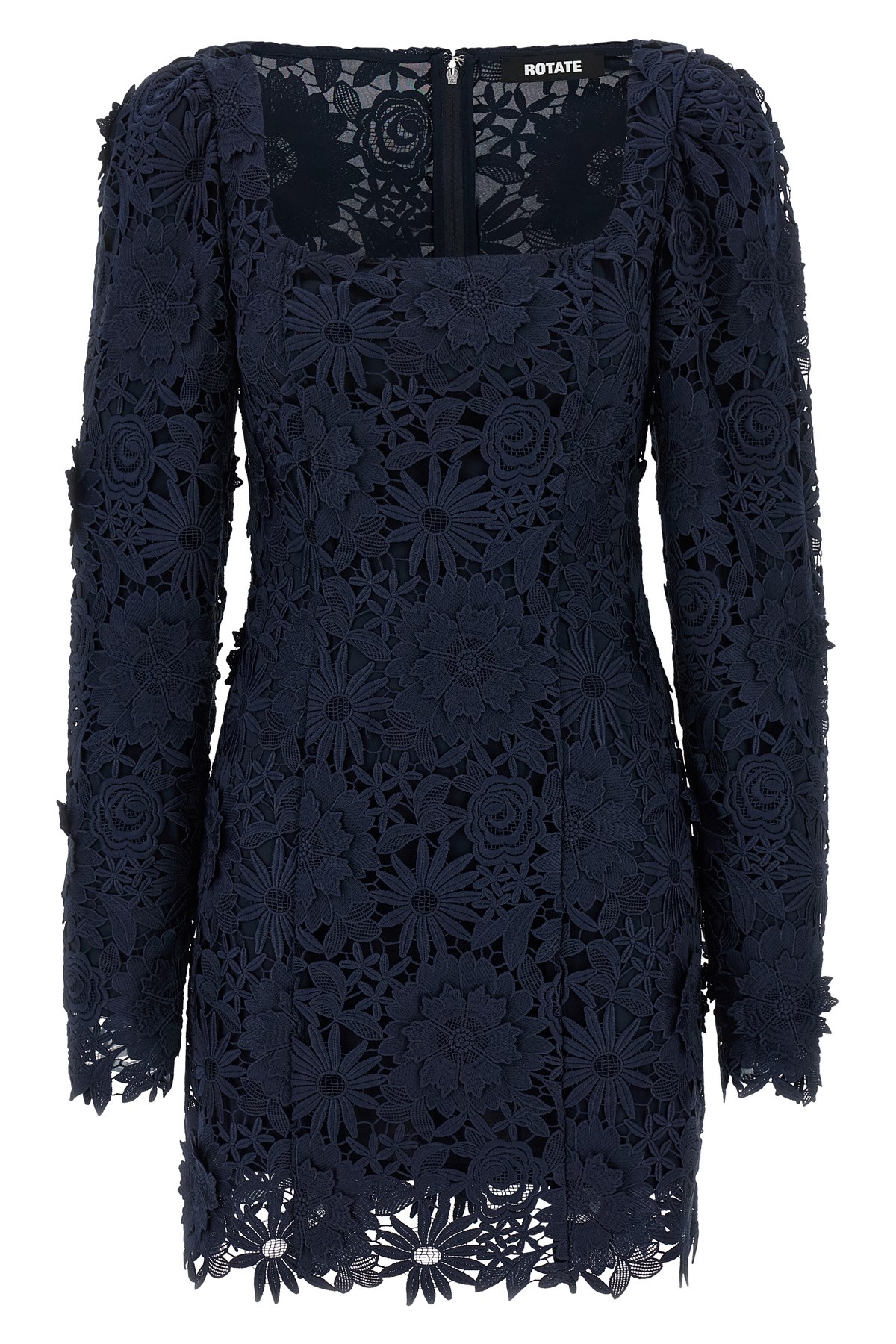 '3D Lace Ls Mini' Dress