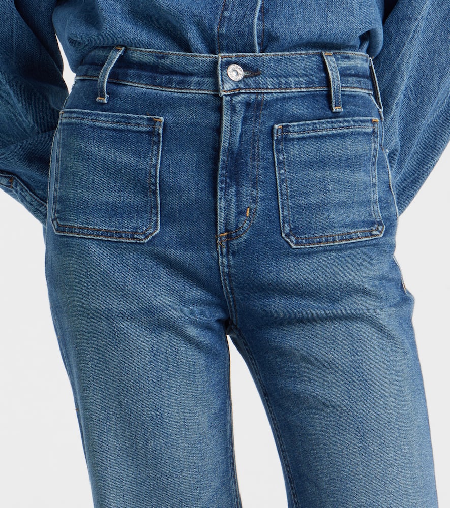 Kimberly mid-rise flared jeans