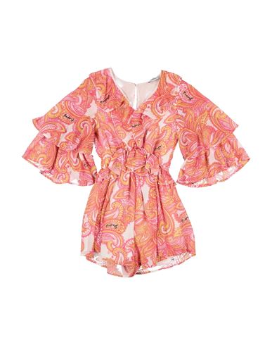 Kid Girl Playsuit Fuchsia Size 12 Polyester
