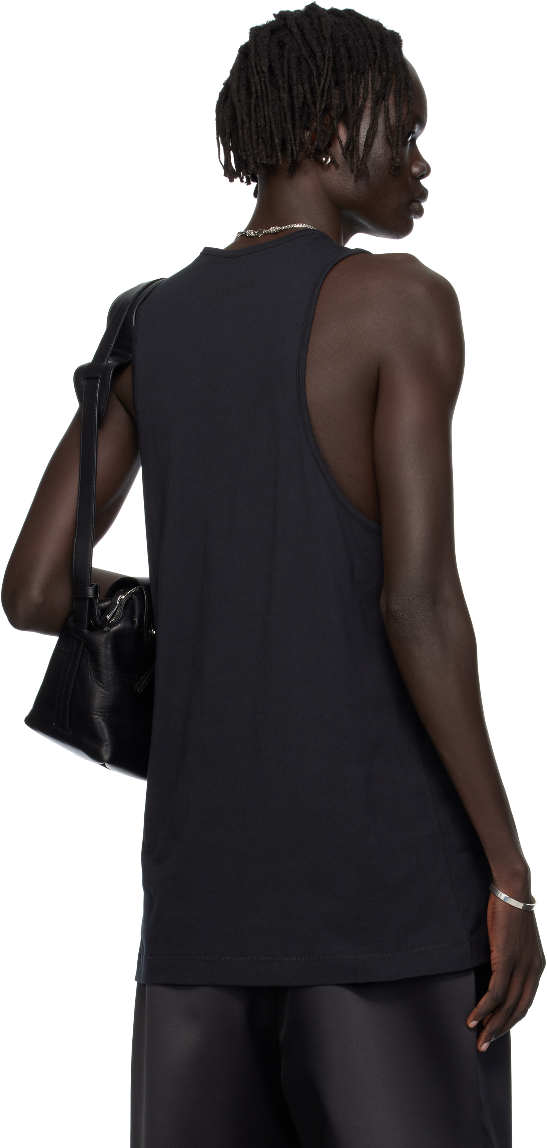 Black Vintage Fit Tank Top