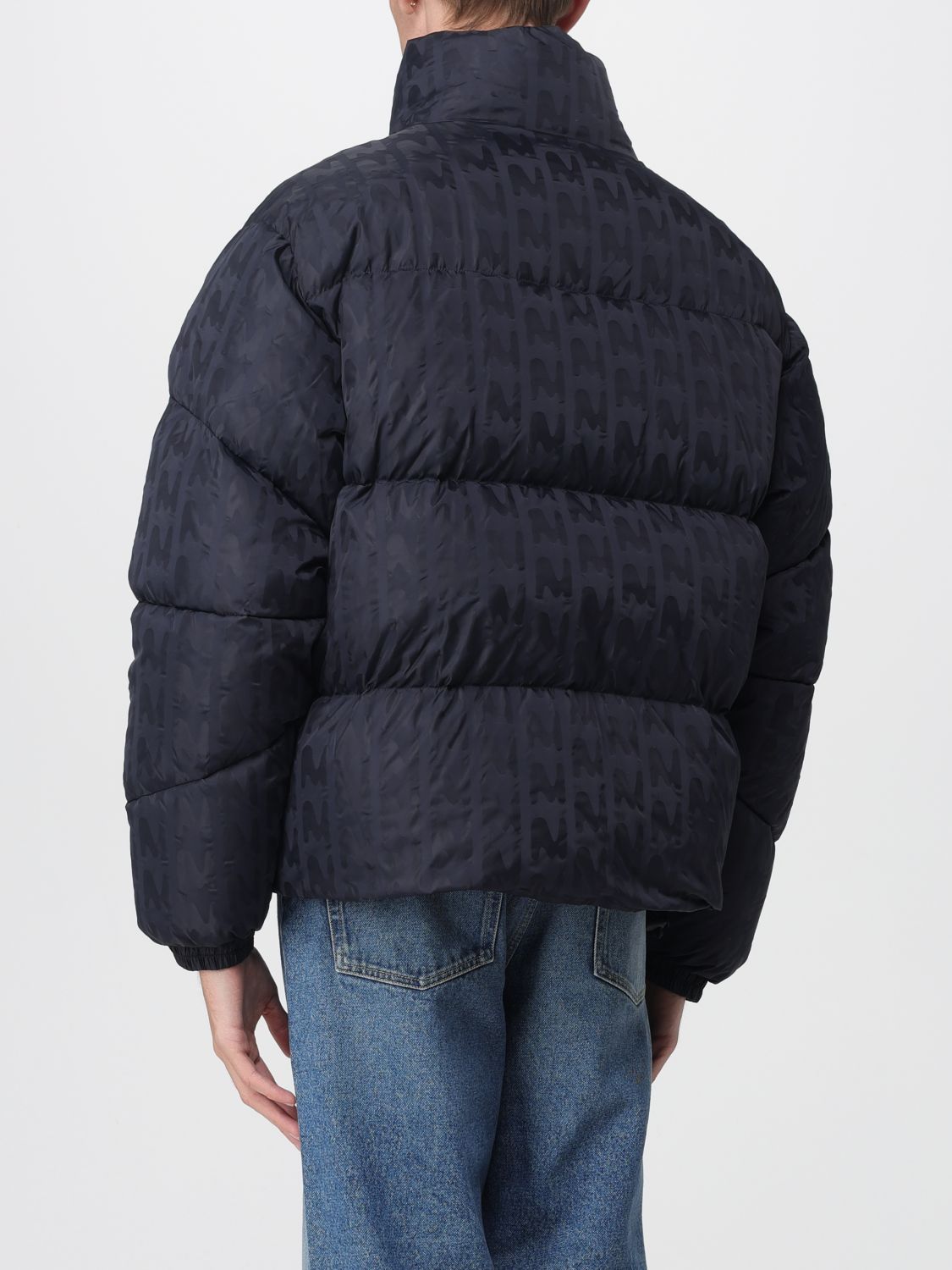 Coat Men color Black