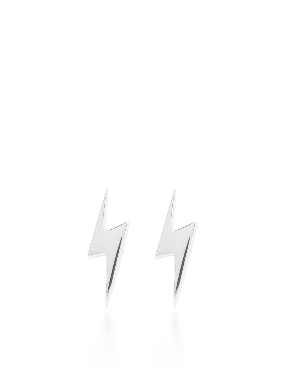 I'll Be Lightning Earrings - Silver