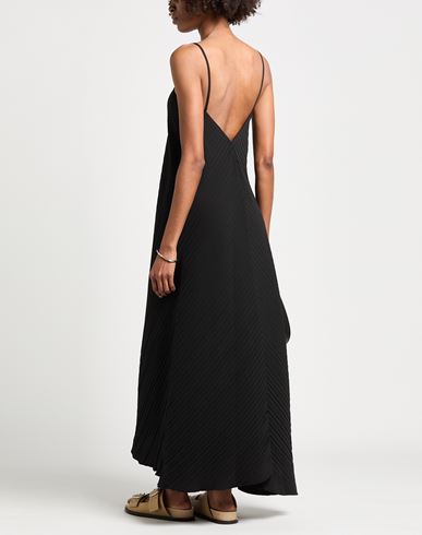 Woman Maxi dress Black Size 2 Polyester