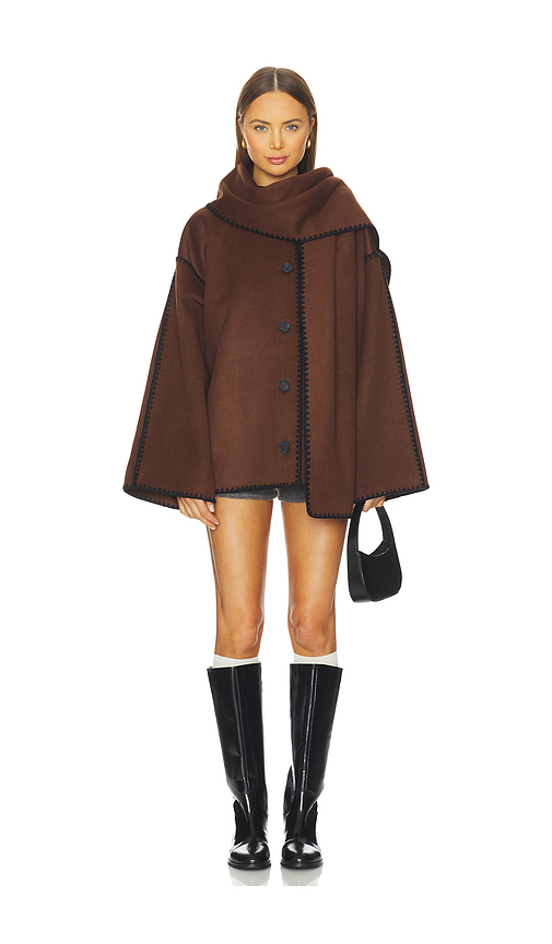 Tularosa Bailey Jacket in Chocolate & Black. XS also in