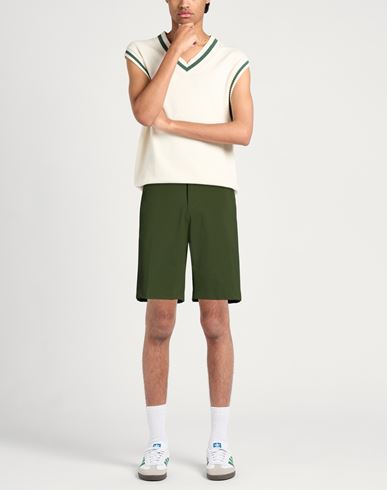 Man Shorts & Bermuda Shorts Military green Size XL Polyamide, Elastane