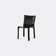 'cab 412' Chair, Leather, Black