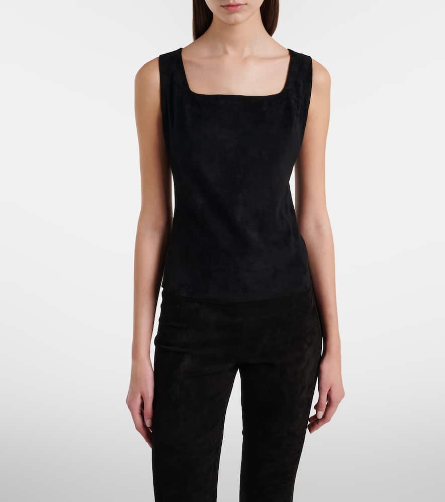 Edie suede tank top